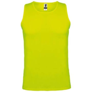 Andre dziecięcy podkoszulek sportowy 140 g-m²-Fluorescencyjny żółty – Gift Design