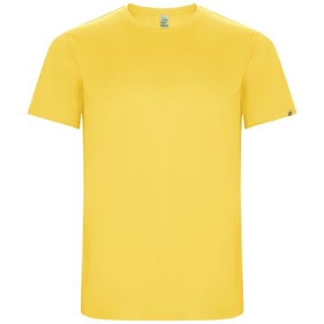 Imola sportowa koszulka dziecięca z krótkim rękawem 135 g-m²-Żółty – Gift Design