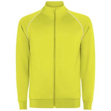 Bluza dziecięca Valier z zamkiem błyskawicznym na całej długości-Fluorescencyjny żółty – Gift Design