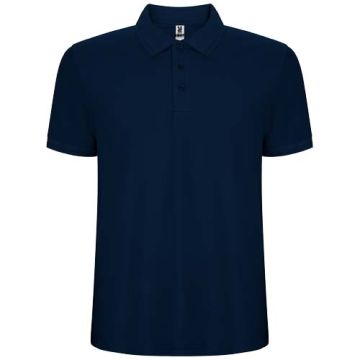 Pegaso Premium dziecięca koszulka polo z krótkim rękawem 220 g-m²-Granatowy – Gift Design