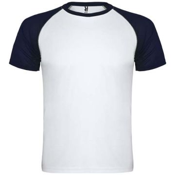 Indianapolis sportowa koszulka dziecięca z krótkim rękawem 140 g-m²-Biały – Gift Design