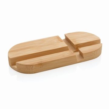Bambusowy stojak na telefon, tablet – Gift Design