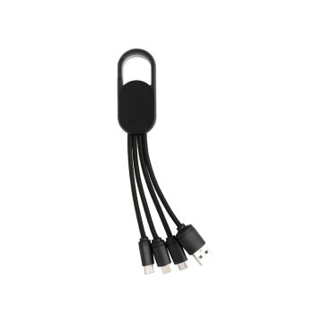 Kabel do ładowania 4 w 1 z karabińczykiem – Gift Design