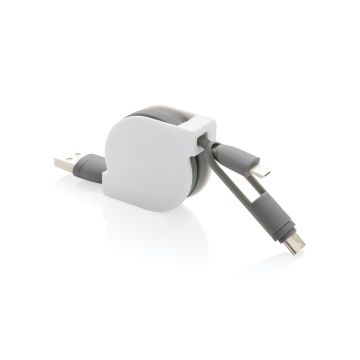 Zwijany kabel do ładowania i synchronizacji 3 w 1 – Gift Design