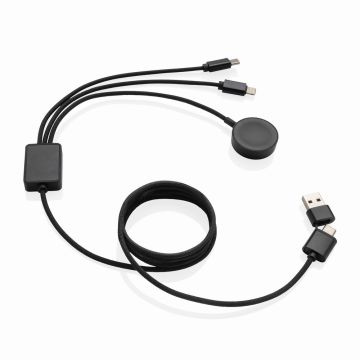 Kabel do ładowania 6 w 1 Terra, bezprzewodowa ładowarka do zegarka – Gift Design