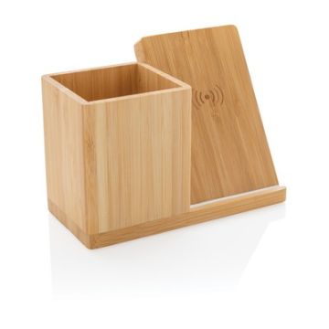 Ładowarka bezprzewodowa 5W, organizer na biurko Calgary – Gift Design