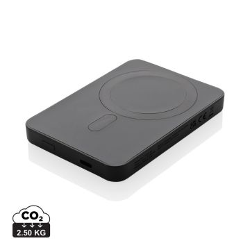 Magnetyczny bezprzewodowy power bank 5000 mAh Magnetix – Gift Design