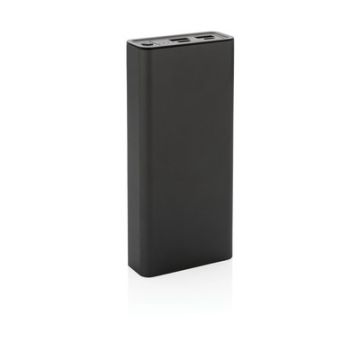 Power bank 20000 mAh Terra, aluminium z recyklingu – Gift Design