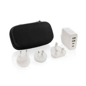 Ładowarka ścienna, adapter podróżny USB-C TravelCharge Pro RCS – Gift Design