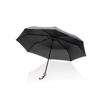 Mały bambusowy parasol 20.5" AWARE™ RPET – Gift Design