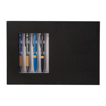 Pudełko do prezentacji długopisów Haga, czarny – Gift Design