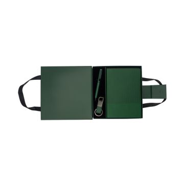Zestaw upominkowy Lovaro, ciemny zielony – Gift Design