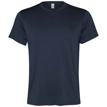 Slam sportowa koszulka męska z krótkim rękawem 100 g-m²-Granatowy – Gift Design