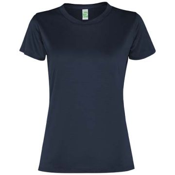 Damski t-shirt z krótkim rękawem Slam 100 g-m²-Granatowy – Gift Design