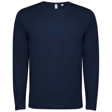 Estorii męska koszulka z długim rękawem 125 g-m²-Granatowy – Gift Design