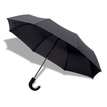 Składany parasol sztormowy Biel, czarny – Gift Design