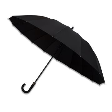 Parasol 16 panelowy Trento, czarny – Gift Design