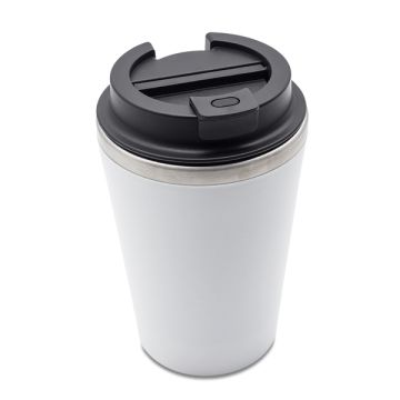 Kubek termiczny Andre 350 ml, biały – Gift Design