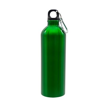 Bidon stalowy Camino 800 ml, zielony – Gift Design
