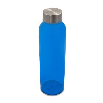 Kolorowa, szklana butelka Aqua Kuba 500 ml, niebieski – Gift Design