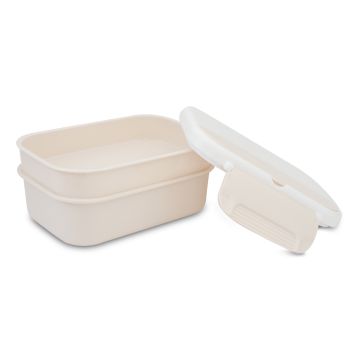 Pojemnik na lunch Healthyway 1200 ml, beżowy – Gift Design