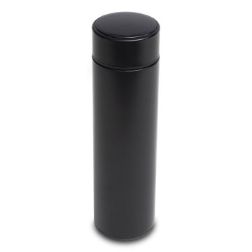 Kubek termiczny z termometrem Falco 420 ml, czarny – Gift Design