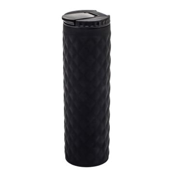 Kubek termiczny Tallin 450 ml, czarny – Gift Design