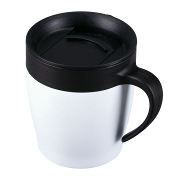 Kubek z uchem Chillout 350 ml, biały – Gift Design