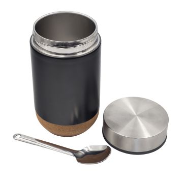 Pojemnik próżniowy Basilan 400 ml, czarny – Gift Design