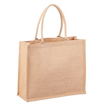 Torba na zakupy z juty Natural Shopper, beżowy – Gift Design