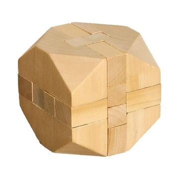 Układanka logiczna Cube, ecru – Gift Design