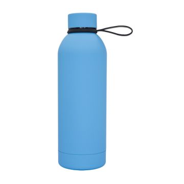 Butelka termiczna z uchwytem Mendoza Duo 500 ml, jasny niebieski – Gift Design