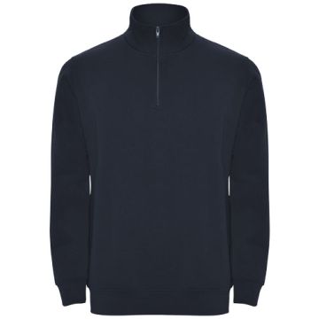 Aneto bluza rozpinany pod szyją na suwak 280 g-m²-Granatowy – Gift Design
