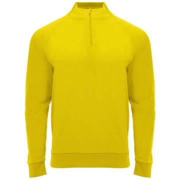 Epiro bluza unisex z długim rękawem i zamkiem błyskawicznym 1-4 200 g-m²-Żółty – Gift Design