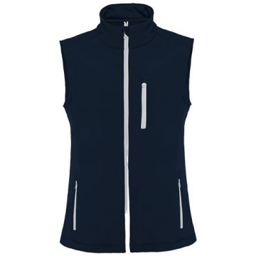 Nevada kamizelka unisex typu softshell-Granatowy – Gift Design