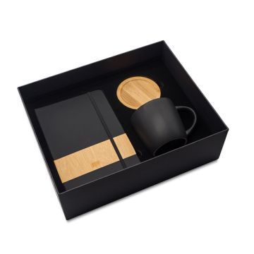 Zestaw upominkowy Aston, czarny – Gift Design