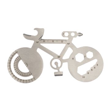 Narzędzie wielofunkcyjne Cyclist, srebrny – Gift Design