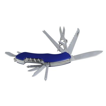 Scyzoryk 12-funkcyjny Mainz, niebieski – Gift Design