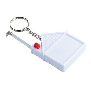 Brelok z miarką 2 m, biały – Gift Design