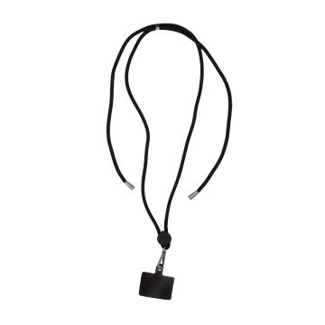 Smycz do telefonu Flex, czarny – Gift Design