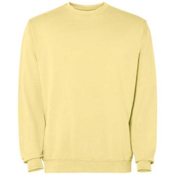 Jaya sweter unisex z okrągłym dekoltem 250 g-m²-Żółty – Gift Design