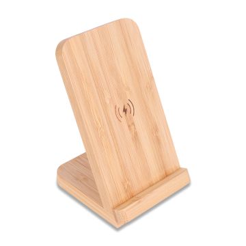 Ładowarka-stojak na telefon Salante, beżowy – Gift Design