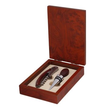 Zestaw do wina Ardon, brązowy – Gift Design