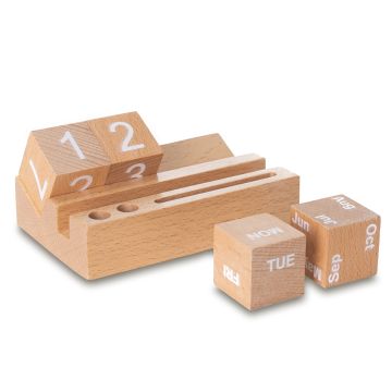 Kalendarz z organizerem Luca, beżowy – Gift Design