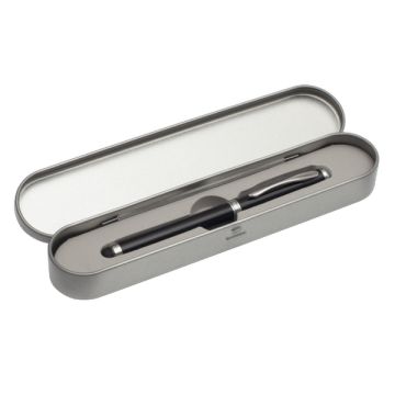 Długopis ze wskaźnikiem laserowym Supreme – 4 w 1, czarny – Gift Design