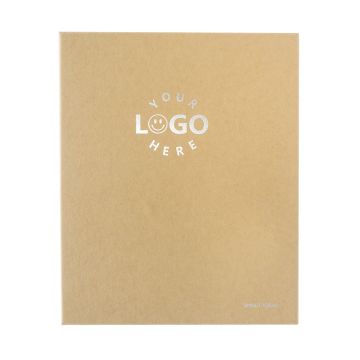 Zestaw notes z długopisem Aurora, srebrny – Gift Design