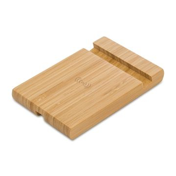 Ładowarka z funkcją podstawki Houston, beżowy – Gift Design