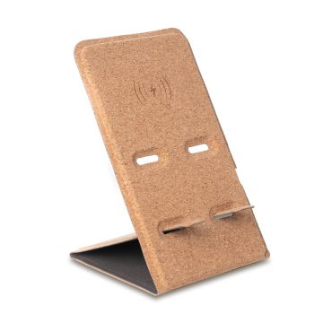 Indukcyjna ładowarka z korka Cargador, beżowy – Gift Design