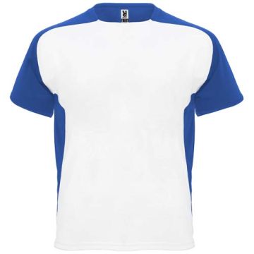 Bugatti sportowa koszulka unisex z krótkim rękawem-Biały – Gift Design