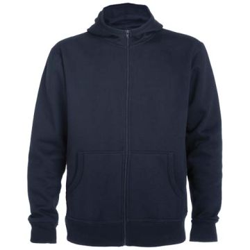 Montblanc bluza unisex z kapturem z suwakiem na całej długości 280 g-m²-Granatowy – Gift Design